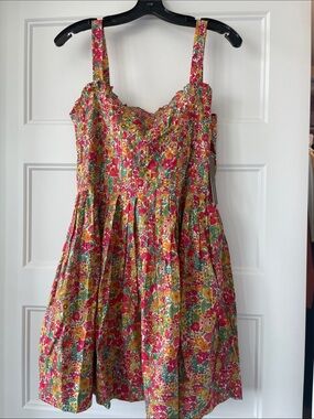 Anthropologie x Love the Label   Cally Sleeveless Ruffle-Trim Mini Dress